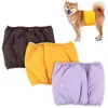 Vêtements pour chiens sous-vêtements pour animaux de compagnie pantalons physiologiques imperméables sanitaires lavables spécial mâle menstruel grande ceinture couche