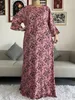 Ubranie etniczne afrykańskie dashiki długie rękaw luz luźne bawełniane talia eleganckie kobiety abaya długie sukienka Summer Maxi swobodne luźne sukienki vestidos 230224