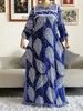 Roupas étnicas Estilo Africano Dashiki Impressão longa Manga longa algodão solto Mulheres elegantes abaya vestido longo vestido maxi vestidos casuais vestidos 230224