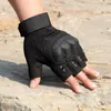 Sports Gloves Tactical Military Half Finger Men Hard Knuckle Outdoor Hiking Paintball Hunting Army Combat Fingerless