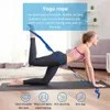 STRUTTI YOGA Yoga Stretching Cinghia Terapia fisica dell'esercizio ausiliario Cinture di yoga per allenamento di danza di fitness interno J230225