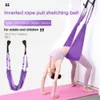 Yoga Stripes Yoga Rope Fashion Highstrength Strong Load Bearing Aerial Yoga Rope for Sports Stretch Band Yoga Rope J0225