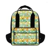Szkolne torby szkolne plecak mini plecak z regulowanymi paskami dla nastoletnich dziewcząt kobiet 2023 słodkie