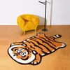 Tapete fofo fofo peludo carpetes não deslizantes desenho animado tapete de tigre de cabeceira absorvente de banheiro tapete de impressão tapetes para crianças decoração de quarto 230225