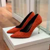 Neue Schuhe Für Frauen Echtes Leder Super Hohe Dünne Fersen Frühling Herbst Luxus Designer Weibliche Schuhe Pumps Schuhe
