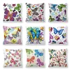 Oreiller nordique coloré papillon couverture Polyester bohème ménage doux décoratif libellule étui pour canapé chaise 45 cm