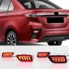 Lampada della nebbia del riflettore LED da 2 pc per Toyota Bezza Ativa 2020-2022 Alza 2022 Light Brake Bumper Dynamic Rorno Dynamic Right Segnal Signal Lampada