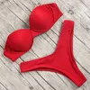 Damskie stroje kąpielowe seksowne kobiety bikini brazylijski strój kąpielowy stanik bikini zestaw dwupoziomowy garnitur pływacki o niskim stanie lamparta na plaży Bathing 230225