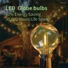 Lampadine di ricambio a LED E12 Base a vite infrangibile Globo per luci stringa da esterno Bianco caldo 25 pezzi