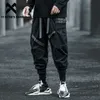 Мужские брюки 11 Bybb's Dark 2020 Streetwear Multi Pocketing ленты грузовые брюки Man Hip Hop Tactical Function.