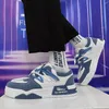 Dress Shoes Men Platform Sneakers Streetwear Design Vulcanisatie mannelijke casual schoenen pu lederen patchwork sport heren trainers 230225