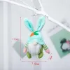 Festive À La Main De Pâques Suspendus Lapin Gnomes Ornements Printemps En Peluche Lapin Poupée Enfants Cadeaux Maison Vacances Décoration En Gros