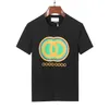 Sommer Marke Herren Doppel Ball Brief T-shirt Mode Männer Frauen Designer Kleidung Hohe Qualität Kurzarm Casual Lose Paar T-shirt # 96