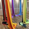 Yoga çizgileri 5m çok renkli hava antigravity yoga hamak salıncak uçan yoga yatak vücut geliştirme spor fitness ekipmanı inversiyon trapez j230225