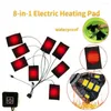 Carpets Heating Pad Electric Sheet Warmer Adjustable Temperature USB Charged Clothes 5V With 3 Gear For Vest Jacket