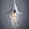 Lâmpadas pendentes LOFT Industrial Wind Restaurant Small Iron Candelier Vintage Roupas Store Bar Cafe Single Head Lamp