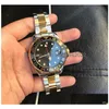 Armbandsur lyxklocka mode nya berömda herrar rostfritt stål klockor designer kvarts dag gjorde vinnare 44 mm stift master man dhpzf