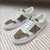 Topp designer skor klassisk sneaker män casual skor vit rand skarvning canvas sneakers vintage tränare storlek 38-45