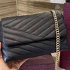Designer axelväska lyxväskor handväskor kedja läder kvinnor crossbody väskor lola mode messenger plånbok grossist
