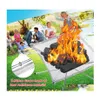 car dvr Bbq Grills Portable Fire Pit Folding Campfire Rack Outdoor Cam Incinerators Barbecue Incinerator Wood Stove Drop Delivery Home Garde Dhm7A