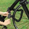 Fietsen sloten west fietsen fietsen anti-diefstal fietsvergrendelingssterkte beveiligingsketen vergrendeld MTB racefiets verdikte stalen slot e-bike cycling accessoires 230224