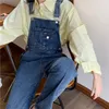 Women's Pants s waist loose conjoined Autumn and winter large women's dress fat mm overalls high suspenders S-5XL200kg 230225