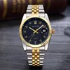 Orologi da polso Wlisth Watch Men Gold Luxury Relogio Masculino Marca Orologio da polso al quarzo Famoso per orologio maschile Data Hodinky Man Hour 2023