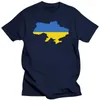 Herrar t shirts streetwear roliga tryckkläder höfttop mans t-shirt toppar tees mäns ukraina ukrainska flagga euro storlek storlek storlek