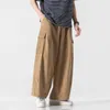 Männer Hosen Plus Größe männer Japanischen Retro Tasche Arbeitskleidung Gerade Casual Hosen Sommer 2022 Japanischen Streetwear Overalls Z0225