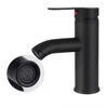 Bathroom Sink Faucets Black Matte Stainless Steel Basin Faucet Single Handle Cold And Water Mixer