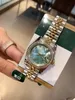 Z pudełkowymi zegarkami Sapphire Crystal Automatyczne mechaniczne 2813 Wysokiej jakości zegarki datejust Jubileusz Red Gold Diamond Bezel Mans Lady Watch Prezent 26/2831/36/41mm