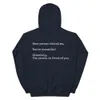 Kvinnors hoodies kära person bakom mig hoodies unisex långärmad huva tröja harajuku casual kvinnor estetik jumper mental hälsa pullover 230224