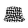 ワイドブリム帽子2022ファッションハンドトゥース格子縞のバケツ帽子男性綿漁師の日焼け夏帽子ヒップホップストリートキャップG230224