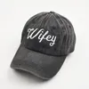 Bollkepsar Broderi Wifey Hubby Kvinnor Baseballkeps Utomhus Modeälskare Justerbar Truck Hatt För Män Hip Hop Snapback Pappa