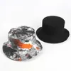 HBP American Wide European Brim Hats New Style Tie-dye Double face pêcheur extérieur de la Sun Sun Men Femmes Couleur Modèle Bélleur P230327