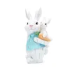 Decoratieve objecten Figurines Easter Bunny Decorations Spring Family Rabbit Decors Tabletopper Decor voor feest Home Holiday Leuke geschenken 230224