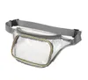 30pcs Waist Bag Women PVC Laser Multifunctional Clear Sport Travel Fanny Packs