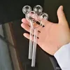 Narguilés En Gros Bongs Huile Transparent Slingshot Pot Brûleur Tuyaux Conduites D'eau Tuyau En Verre Plates-formes Pétrolières