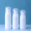 Lagringsflaskor 10pcsx 30 ml 50 ml 80 ml reseåfyllningsbar ansiktsrengöring av husdjur Vit flytande tvålskumflaska med skumpump