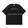 T-Shirts Homme Fashion Vetement Pria Kualitas Tinggi T-shirt 1 1 Reflektif Vetement Tee VTM Wanita Lengan Pendek Best Seller Pakaian Pria0225V23