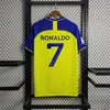 23 24 Al Nassr FC Maglie da calcio allenamento Ronaldo 2023 2024 Home manica lunga 22 23 CR7 Gonzalo Martinez Talisca Ghislain MANE uomo donna bambino magliette da calcio Al-Nassr