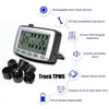 Sistema de monitoramento de pressão dos pneus de versão atualizada TPMS 8/8/10/12 Sensores para trailer de caminhão, RV, ônibus, carro de passageiro em miniatura