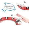 Toys de gato Snake eletrônica de cobra interativa carregando sensor inteligente para gatos cães gatinhos de estimação brinquedo