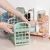 Haken Schienen Badezimmer Doppelschicht Rack Make-up Organizer Regale Schreibtisch Klappküche Lagerregale Einfache HaushaltsgegenständeHaken