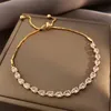 Link armbanden ketting aankomst Classic Rhinestone micro zirkoon temperament verstelbare lengte voor vrouwen mode kristal juwelierlink