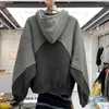 هوديز الرجال للرجال Sweatshirts ثلاثية الأبعاد الربط هوديي اللون بالإضافة