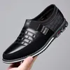 Dress Shoes Men Business Slip na imprezie Wygodne Pu skórzana mężczyzna Wedding Mężczyzna zapatos hombre 230224