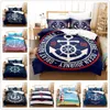 침구 세트 해양 이불 커버 세트 앵커 패턴 Ultra Soft Comforter/Quilt Setpillowcase for Kids Teens Boys Bedroom