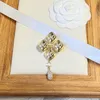 18 carats timbre en or Ch broches marque Desinger bijoux celtiques femmes amour broche broche vintage mode Europe amoureux robe de soirée de mariage accessoires cadeau avec boîte