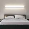 Lampes murales lampe minimaliste simple moderne longue bande LED personnalité chambre chevet allée salon fond créatif lawall